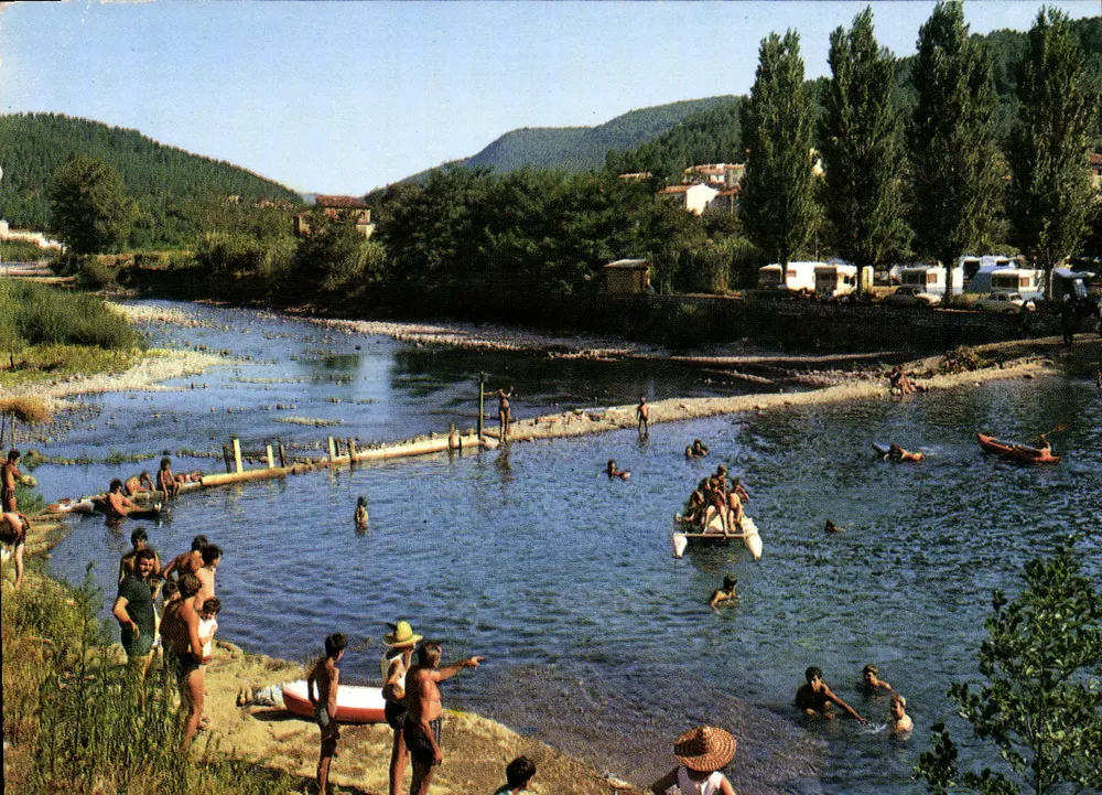 Bessèges (Gard) — Die Strand und der kommunale Campingplatz — Éditions de France - Vorderseite