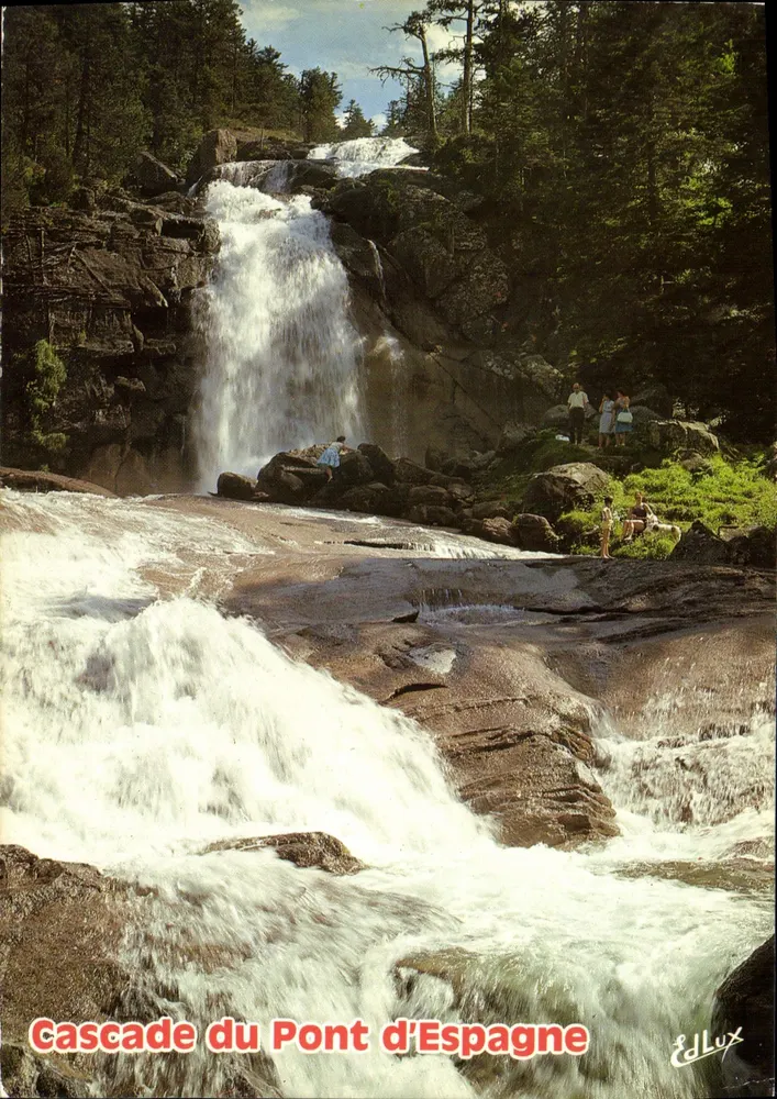 Cachoeira do Pont d'Espagne — Hautes Pyrénées — Edição EdLux - Frente