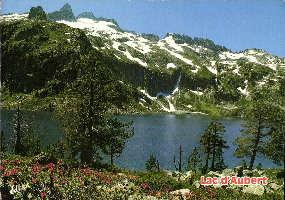 Lac d'Aubert — Hautes Pyrénées — Ausgabe A. Doucet, Nr. 65 - Vorderseite