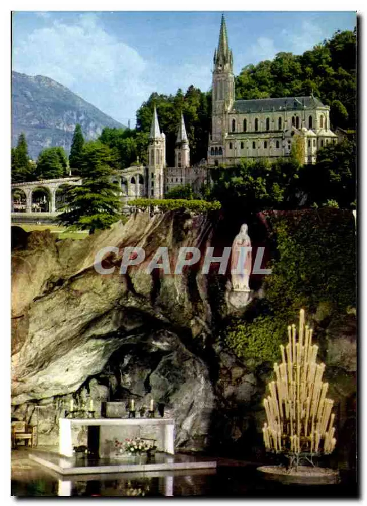 Lourdes — A Gruta e a Basílica — Edições P. Gourdon, n° 23 - Frente