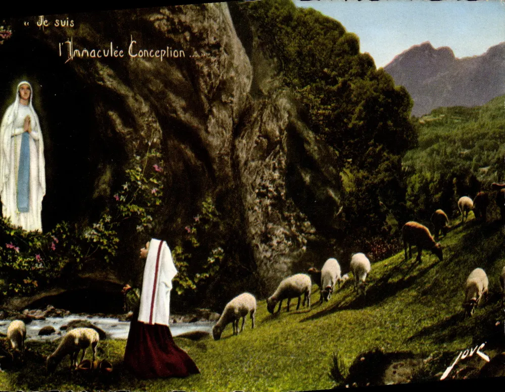 Erscheinung der Jungfrau an Bernadette — Jové — n°3387 - Vorderseite