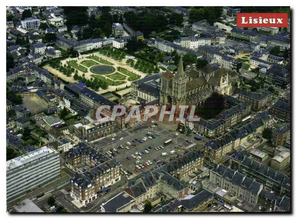 Lisieux — Luftbild des Stadtzentrums — Edition Dubray n°198 - Vorderseite