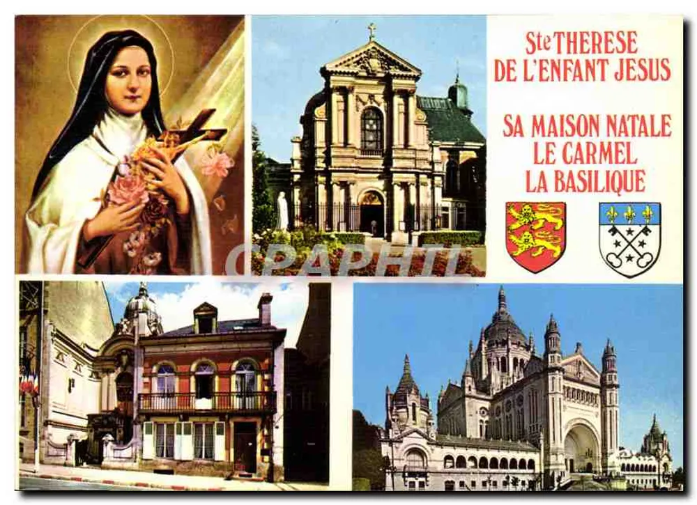 Santa Tereza da Criança Jesus — Sua casa natal, o Carmelo, a basílica — Edição Imprensa Macon 'CIM' - Frente
