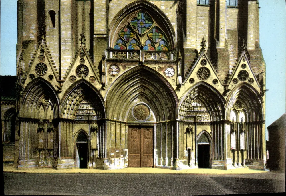 Bayeux — Portal da Catedral — Color Cap - Frente