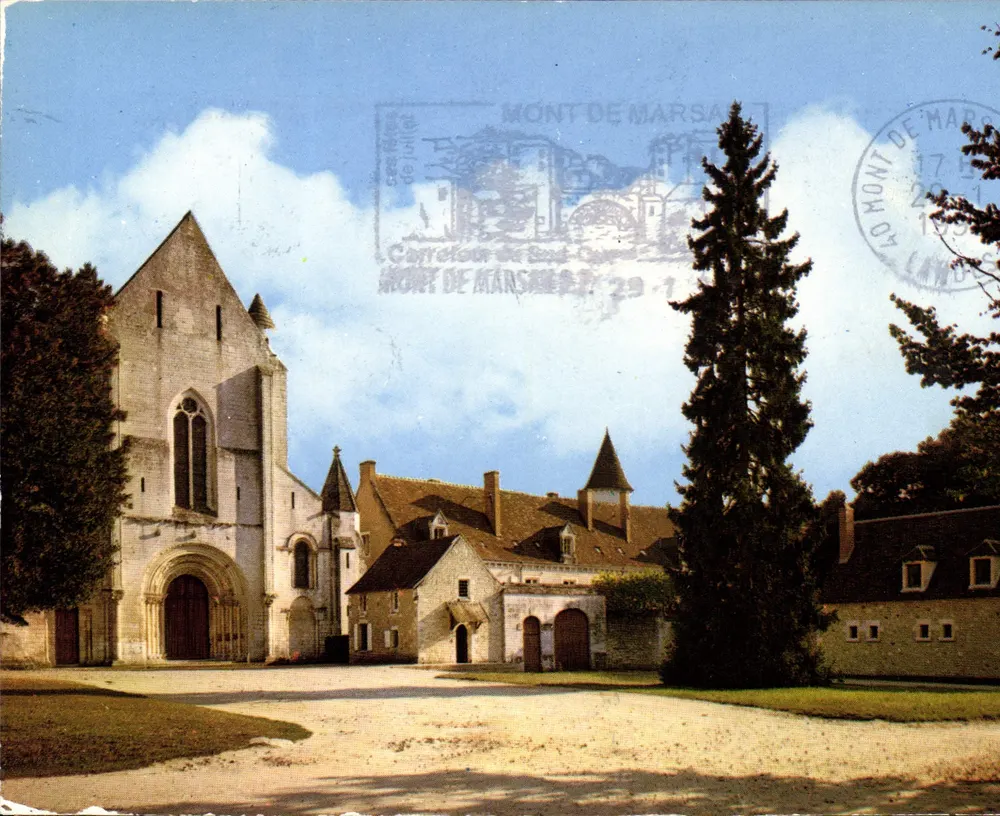 Abtei Notre-Dame de Fontgombault — Fassade der Kirche — Éditions Gaud, Mont-de-Marsan - Vorderseite