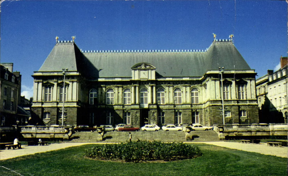 Rennes — Ancien Palais de Justice (nom breton ROAZHON) — Verleger S.A.D. CIGOGNE - Vorderseite