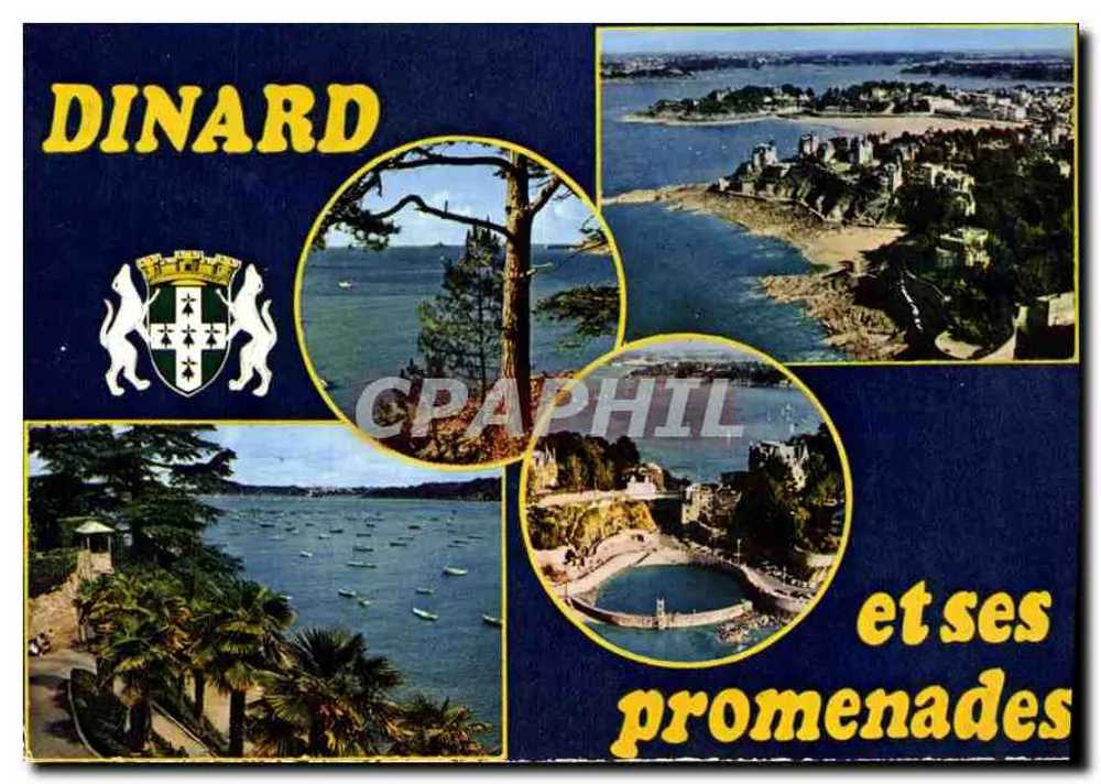 Dinard — seine Spaziergänge — Combière Imprimeur Mâcon - Vorderseite