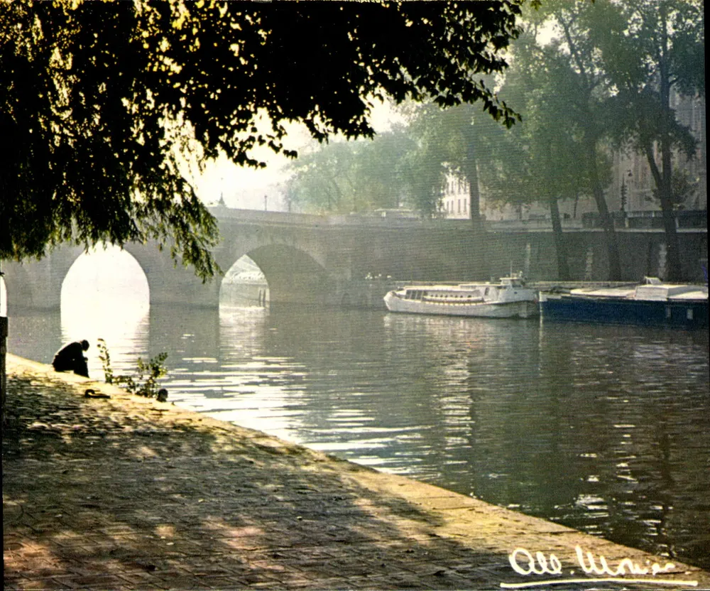 Pont Neuf sobre a Seine — Paris — Éditions Théouac - Frente