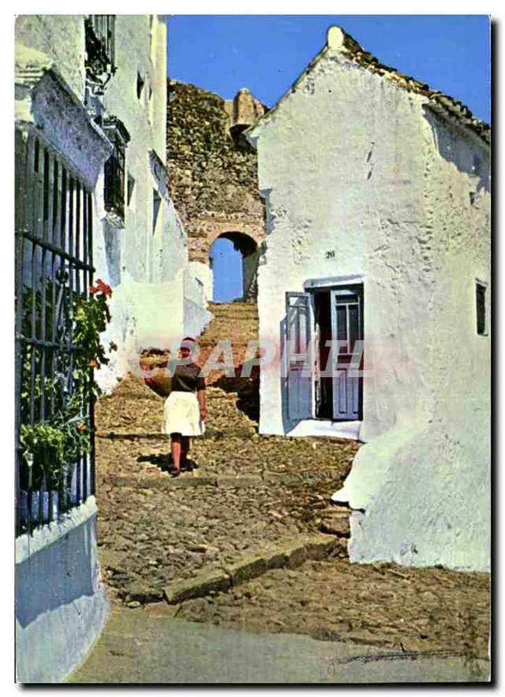Ruela de Casares — vista com ruínas e casa branca — editor Son-CIFREZ, n° 509 - Frente