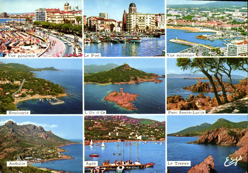 Saint-Raphaël e a Corniche d'Or — Editora Esy's, n° F-3690 - Frente