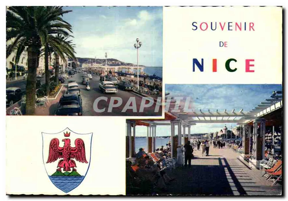Nice — Lembrete de Nice — Edições La Côte d'Azur - Frente