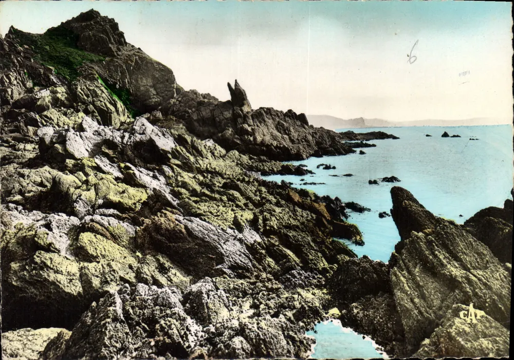Die Felsen der Pointe du Grouin — Meeresblick — Verleger C.A.P. n° 35 - Vorderseite