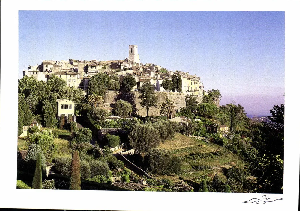 Saint-Paul-de-Vence, vila aplainada — editor Editions LA GOELLE, n° de série G.500 - Frente