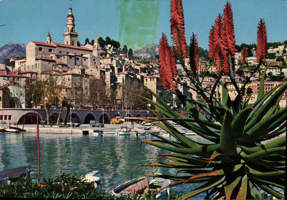 Menton — Der Hafen und die Altstadt — Editions S.E.P.T. - 35, Boulevard Garibaldi - Vorderseite