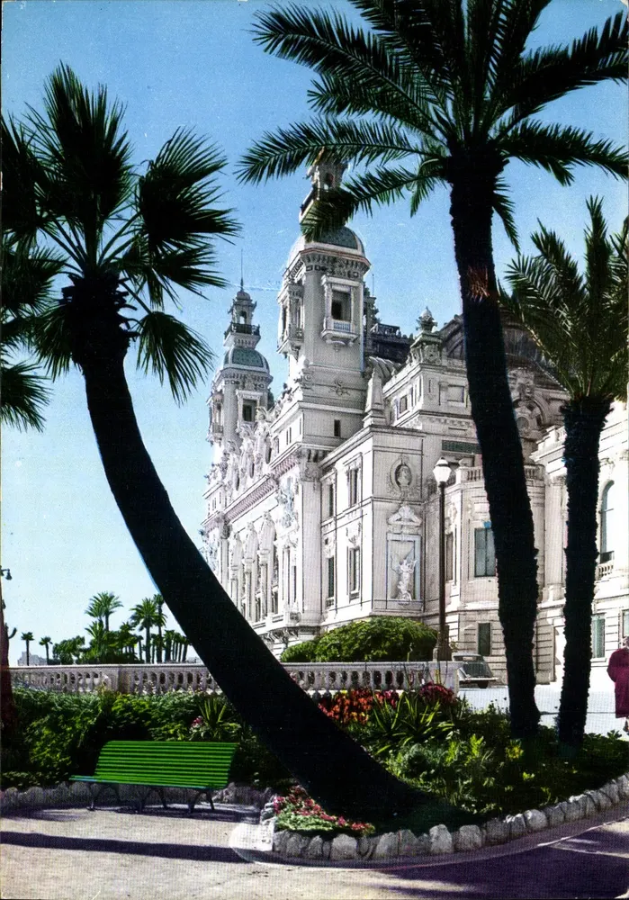 Monte-Carlo — O Casino, fachada Sul — Éditions S.E.P.T. - 35, Boulevard Gorbella, na Itália - Frente