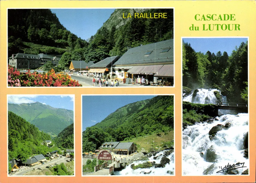 La Raillère — Wasserfall des Lutour — Photo Éditions J. Masson - Vorderseite