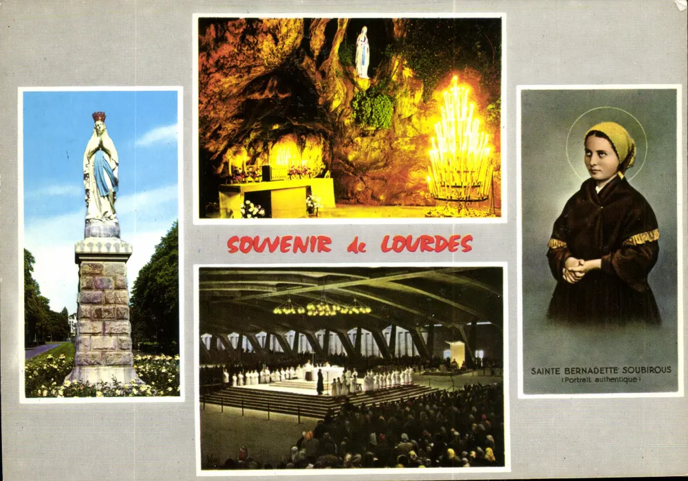 Lourdes — Ricordo di Lourdes — Edizioni P. Champon - Recto