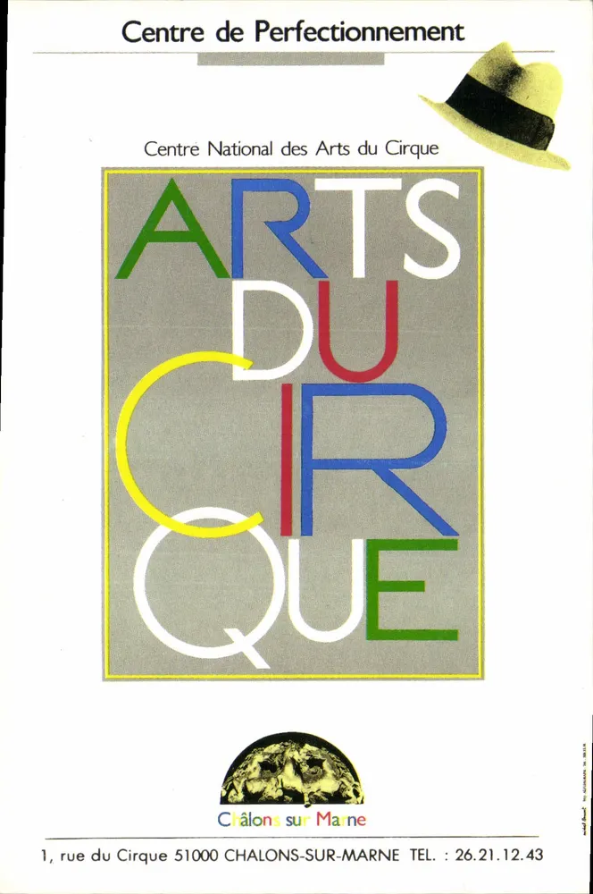 Artes do Circo — Centro Nacional das Artes do Circo — Alphagraphe - Frente
