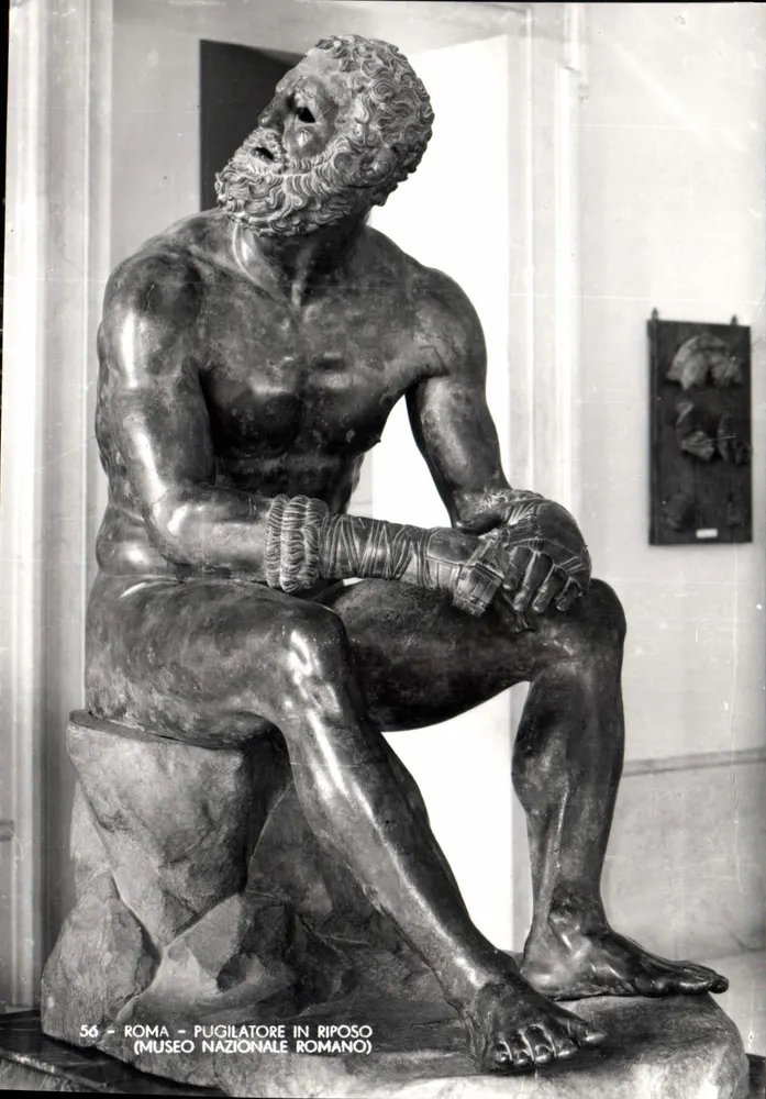 Pugilatore in riposo — Museo nazionale romano — E. Richter-Roma, Nr. 56 - Vorderseite