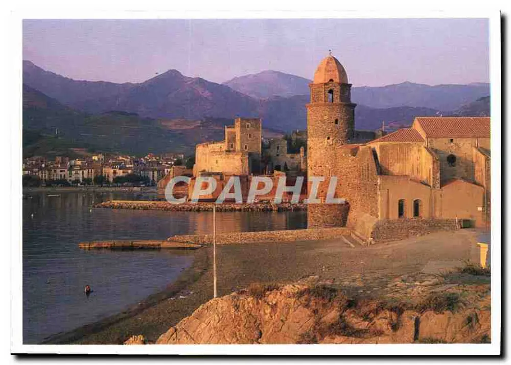 Collouire — Alter Hafen und Berge - Vorderseite