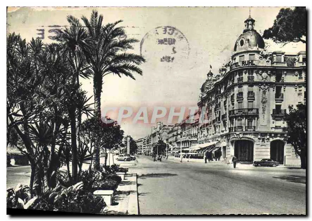 Nice — Eingang zur Promenade des Anglais — Hotel Ruhl — L. Gilletta, Verlag - Vorderseite