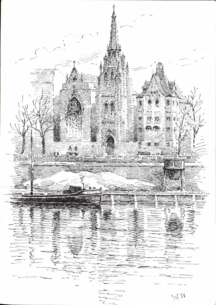 Die amerikanische Kirche in Paris — 65, Quai d'Orsay - Vorderseite