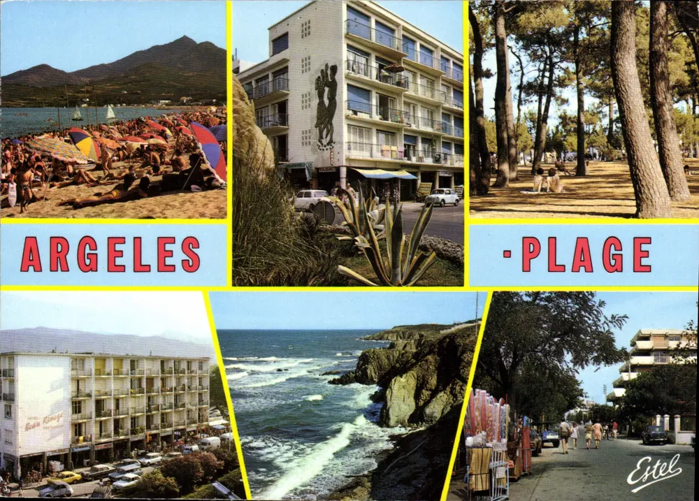 Argelès-Plage — Panoramablick — Estel - Vorderseite