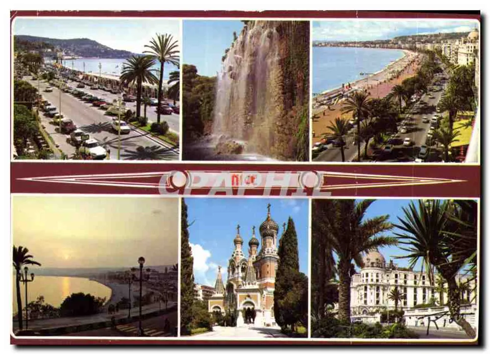 Nice — vista panorâmica — Edições Côte d'Azur Riviera - Frente