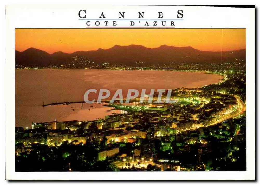 Cannes - Côte d'Azur — Nachtschwebeflug — Éditions Gillette - Vorderseite