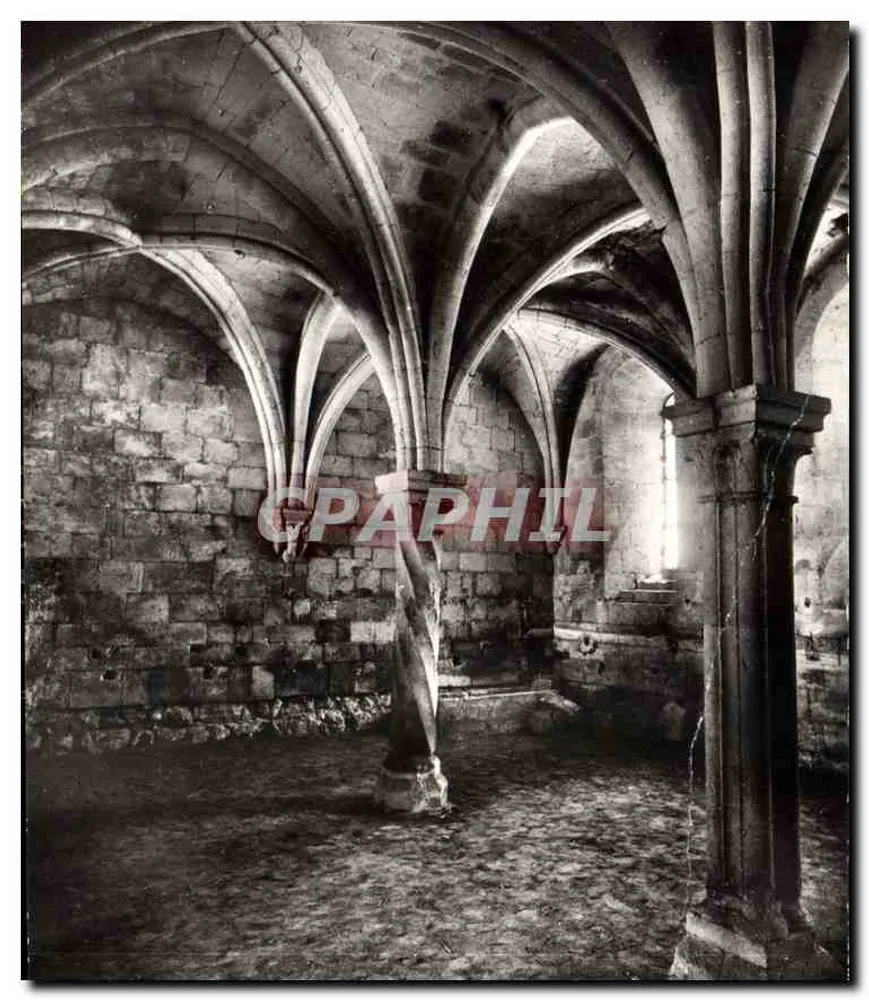 La Roque d'Anthéron — Abadia de Silvacane (século XII) — Sala Capitular — Service Commercial Historiques Grand Palais, Paris - Frente