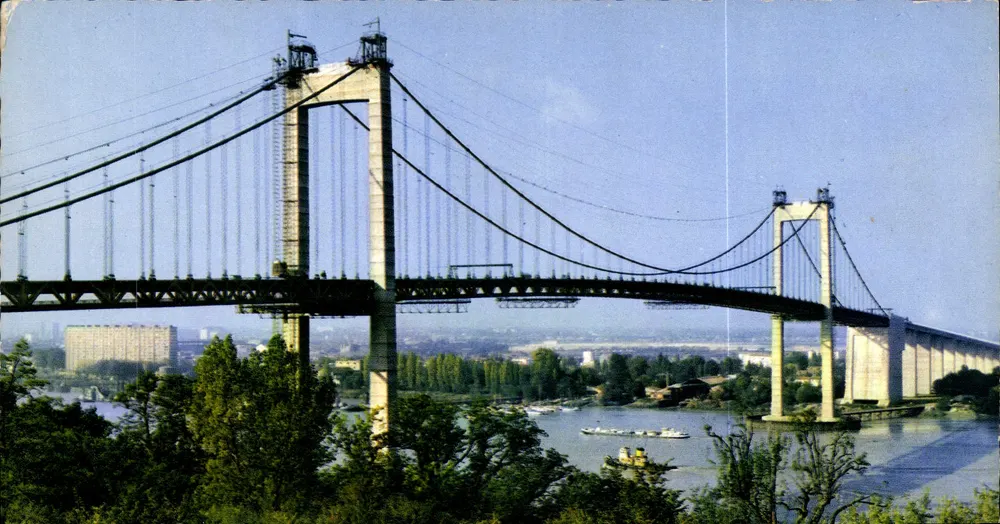 Hängebrücke von Bordeaux — Bordeaux (Gironde) — Éditions S.P.A.D.E.M., Paris XII - Vorderseite
