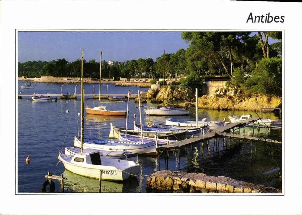 Antibes — Freizeithafen — Foto L. V. Lades - Vorderseite