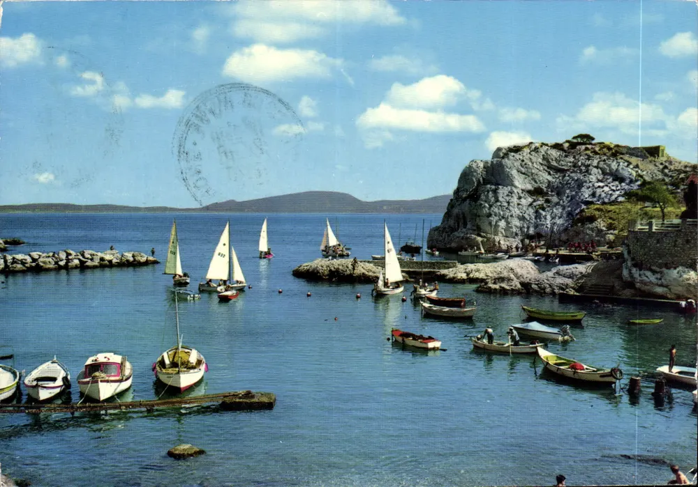 Calanque de Niolon-Voiliers — Hafen — gedruckt von ARYCOLOR - Vorderseite