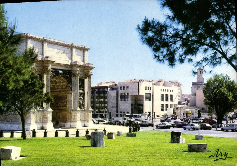 Arc de Triomphe von Marseille — Stadtbild — Edition Tardy - Vorderseite