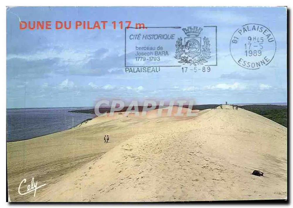 Duna do Pilat 117 m. — Cidade Histórica, berço de Joseph Bara 1779-1793 — Palaiseau - Frente