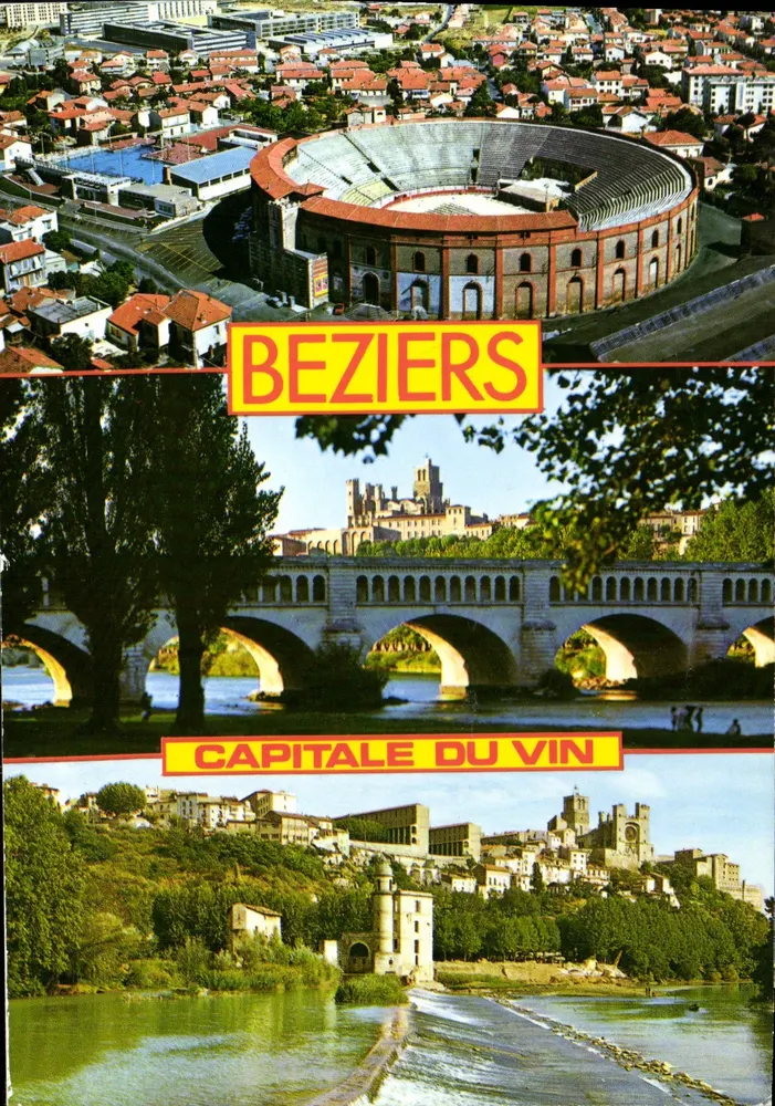Béziers — Capital do Vinho — Editor: Sociedade Gordes de França - Frente