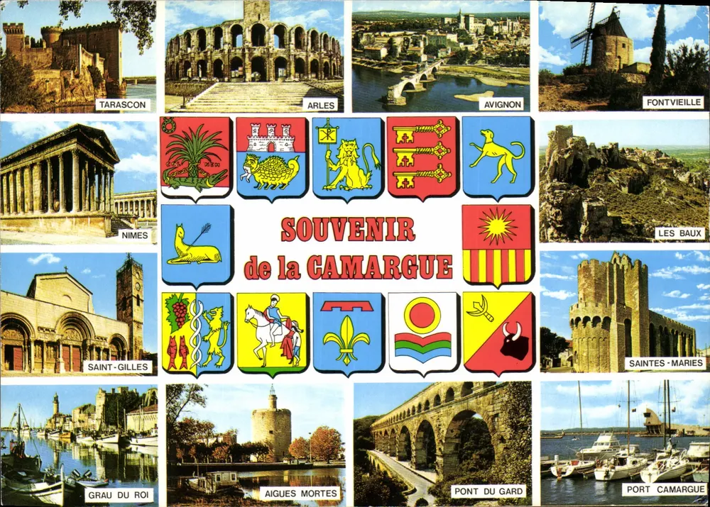 Souvenir z Camargue — Wydawca ESTEL (L.C.C.) - Awers