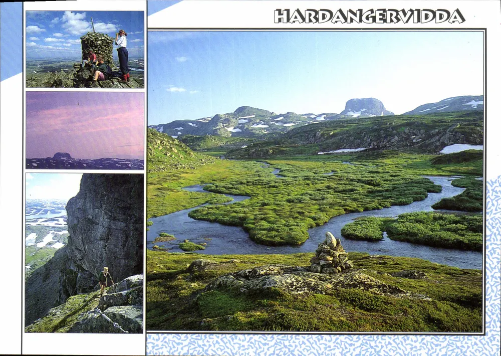 Hardangervidda — bergiges Landschaftsbild und Flüsse — Normann, Nr. 01-H-24-175 - Vorderseite