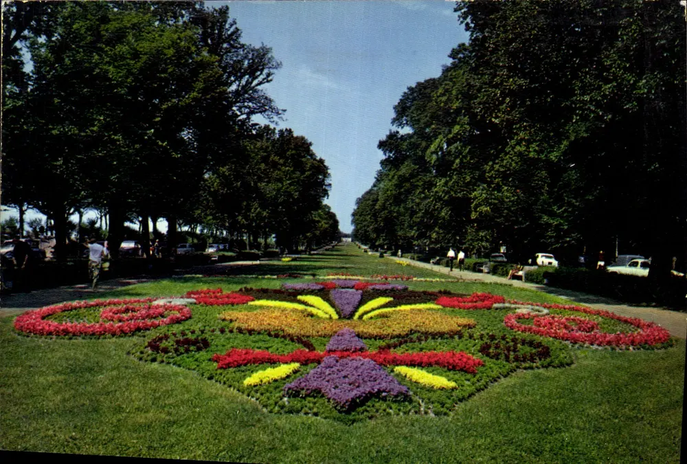 Garten und Allee des Mail — La Rochelle — Verlag Gérycolore, Nr. 55 - Vorderseite