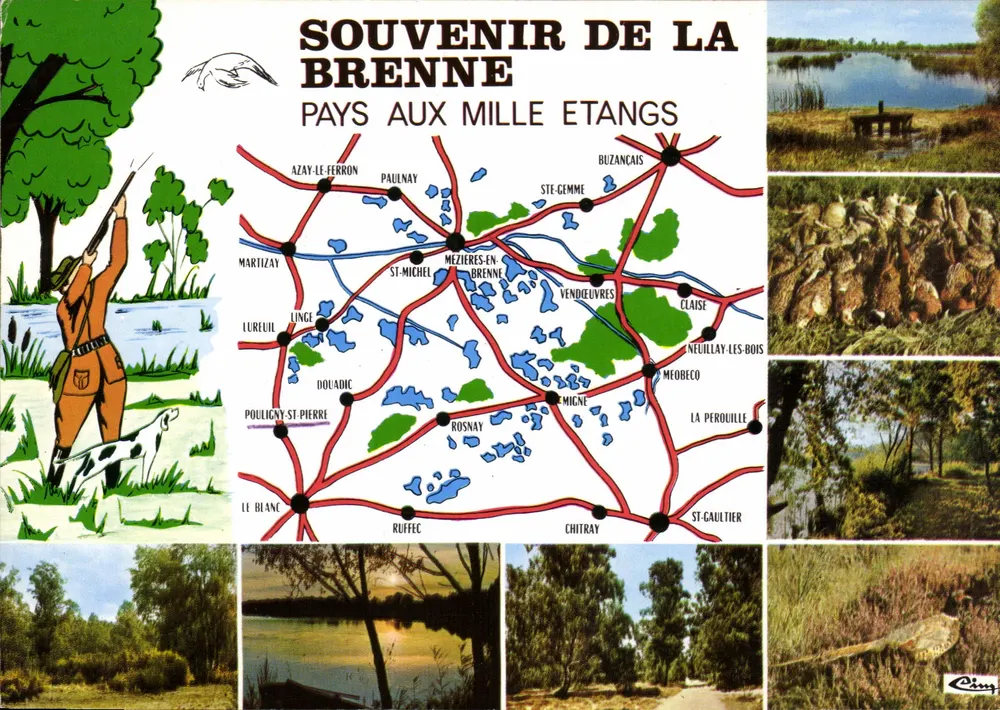 Land der tausend Seen — Erinnerung an die Brenne — Éditions et Impressions Combier / Mâcon - Vorderseite