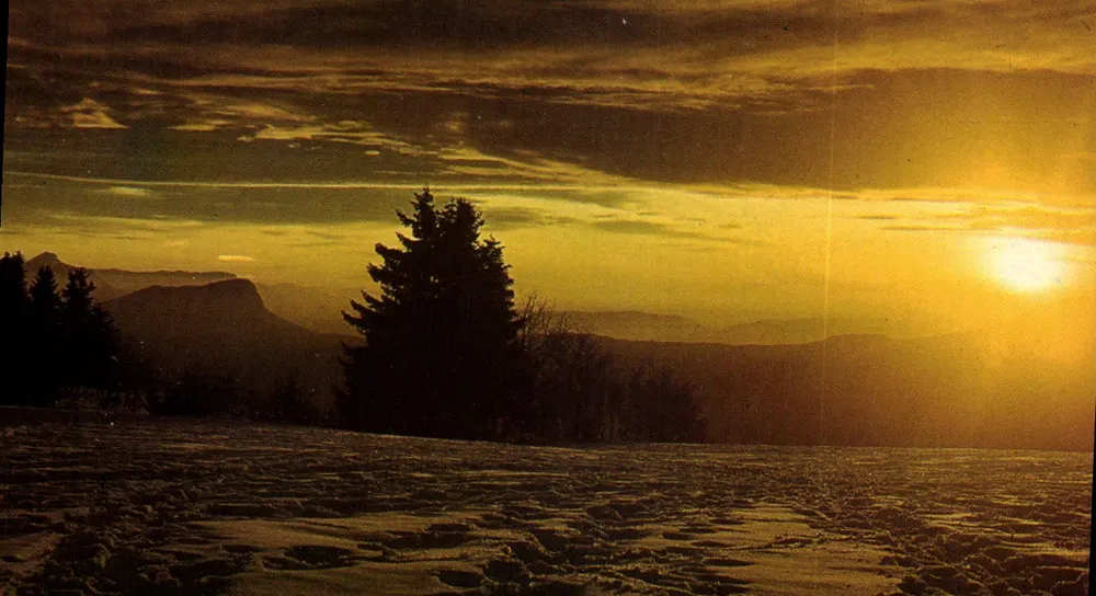Pôr do sol na montanha — F. 30739 — Ed. J. CELLARD, 13, rue de l’Économie — SPADEM - Frente