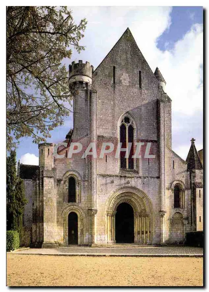 Abtei Notre-Dame de Fontgombault — Fassade der Kirche — Druckerei Lescuyer, Villeurbanne - Vorderseite