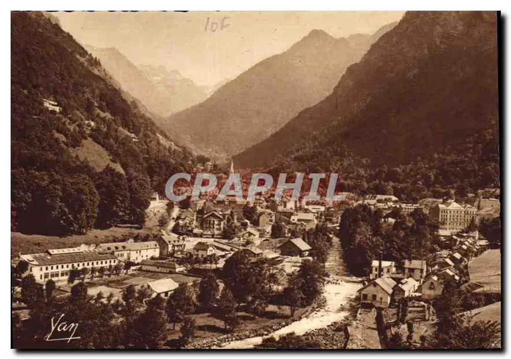 Cauterets — Visão geral tirada do Mamelon Vert — Edição Photo Oulault - Lourdes - Frente