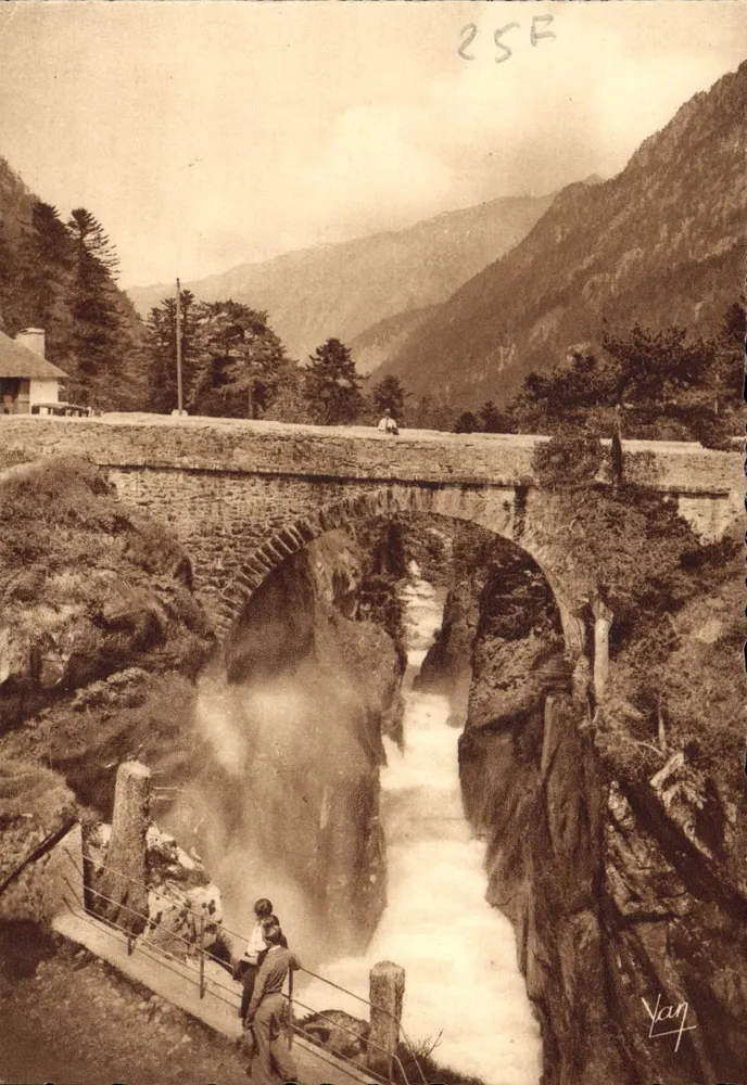 Cauterets — O Ponte da Espanha — Edição Foto Quénault - Lourdes - Frente