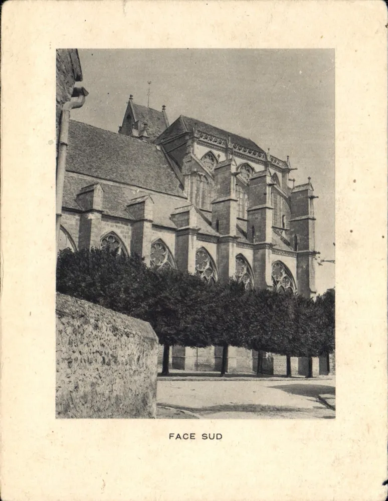 Catedral de Chartres — Face Sul — editor desconhecido - Frente