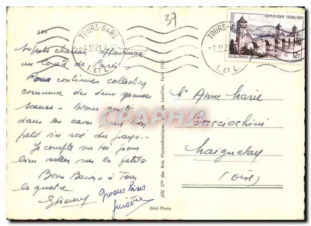Amboise - O Castelo — editor Cap - Verso