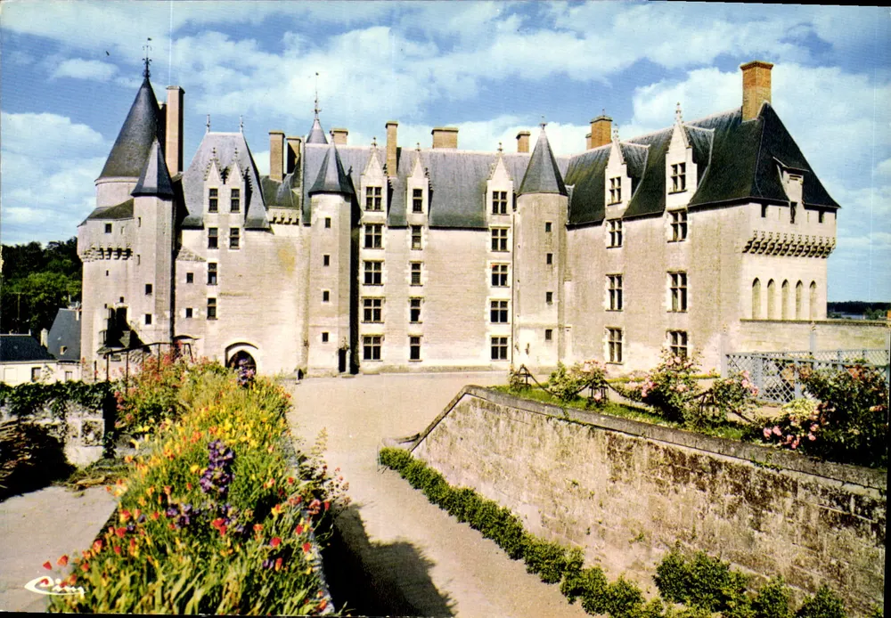 Langeais (Loire) — Schloss — Innenhof — Imprimerie Combière, Macon - Vorderseite