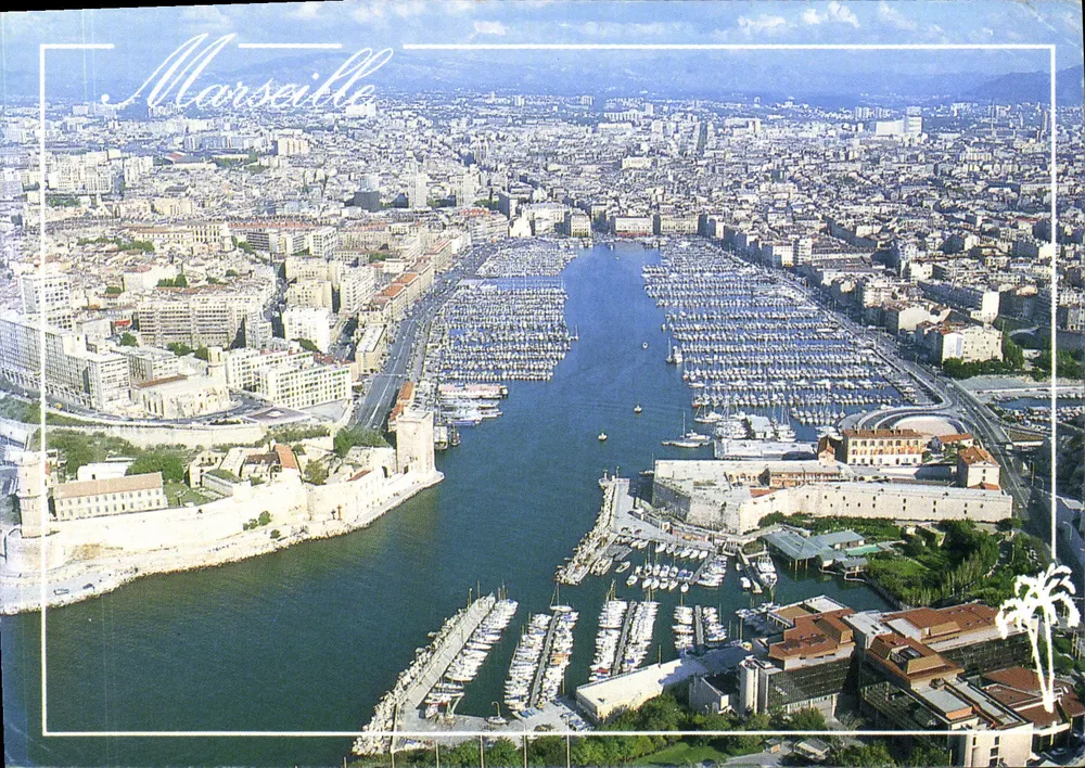 Marseille — Luftbild des Vieux Port — Editions AZUR Riviera - Vorderseite