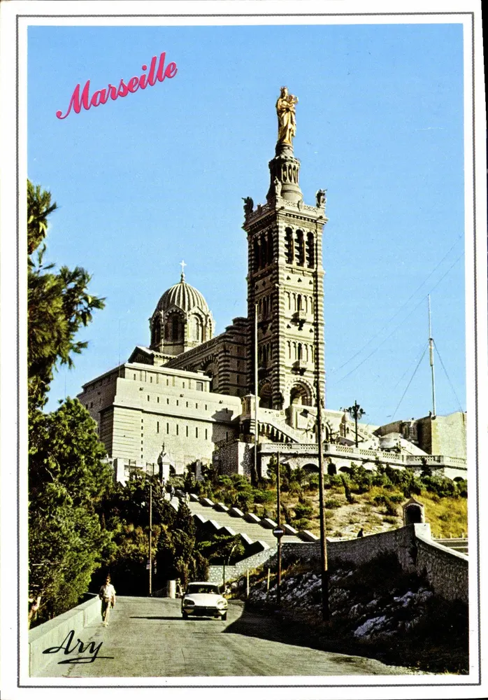Marselha — Basílica Nossa Senhora da Guarda — Edição Tardy - Frente