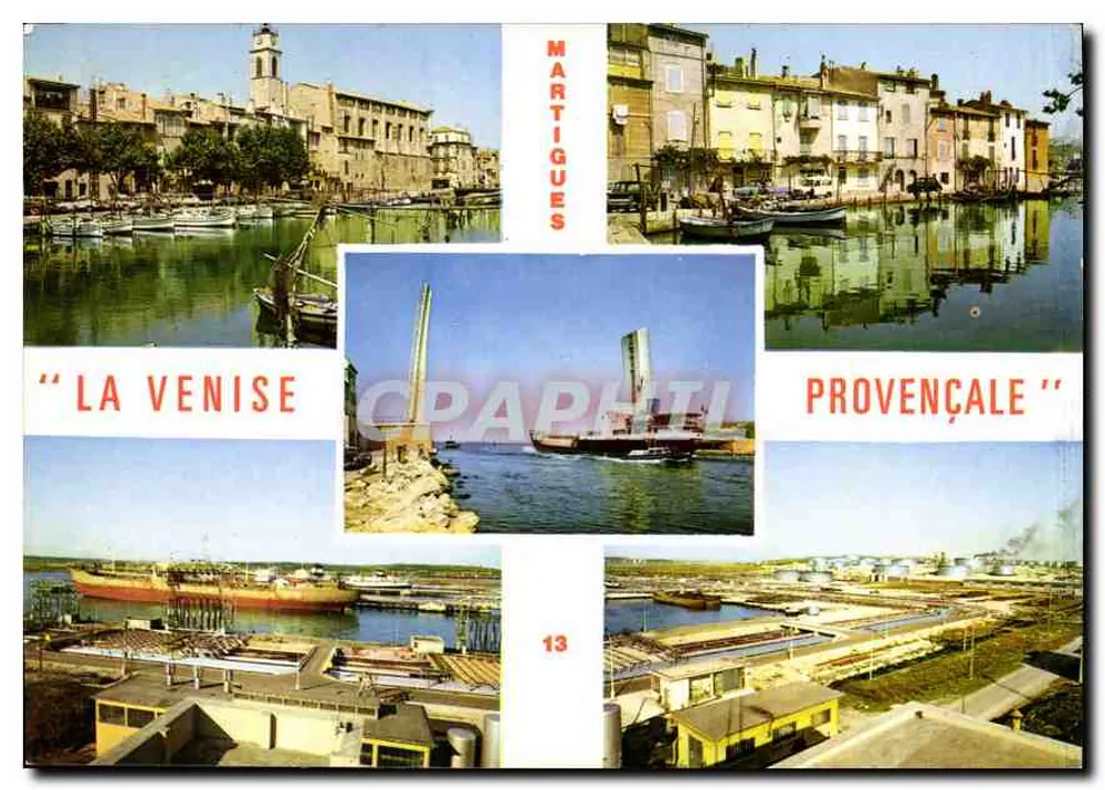 Martigues — La Venise Provençale — Éditions F. P. de Martigues, n°13 - Recto